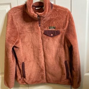 L.L. Bean Hi-Pile Fleece Jacket Petite M